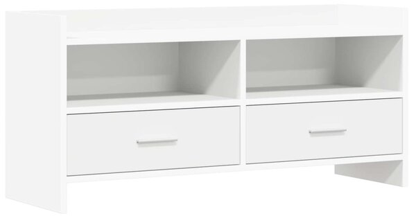 TV szekrény 100 x 33 x 47 cm Fehér Szerelt Fa