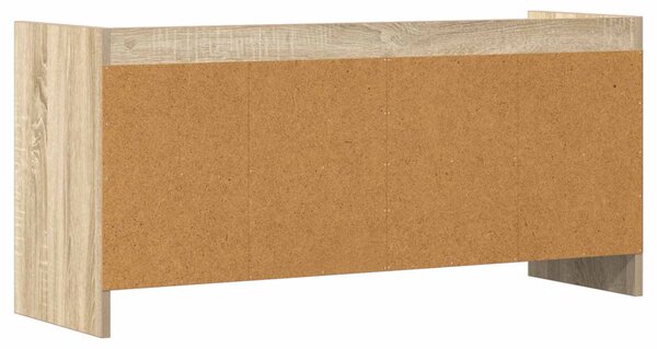 TV szekrény 100 x 33 x 47 cm Sonoma Tölgy Szerelt Fa