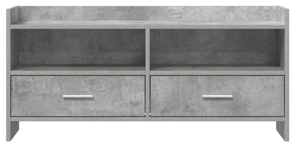 TV szekrény 100 x 33 x 47 cm Betonszürke Szerelt Fa