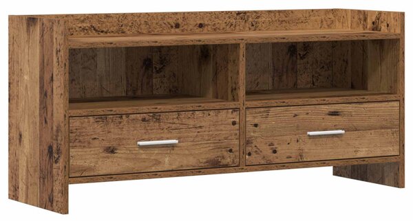 TV szekrény 100 x 33 x 47 cm Antik Fa Szerelt Fa