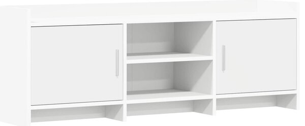 TV szekrény 130 x 33 x 47 cm Fehér Szerelt Fa