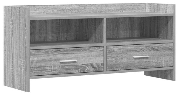 TV szekrény 100 x 33 x 47 cm Szürke Sonoma Szerelt Fa