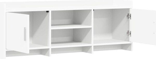 TV szekrény 130 x 33 x 47 cm Fehér Szerelt Fa