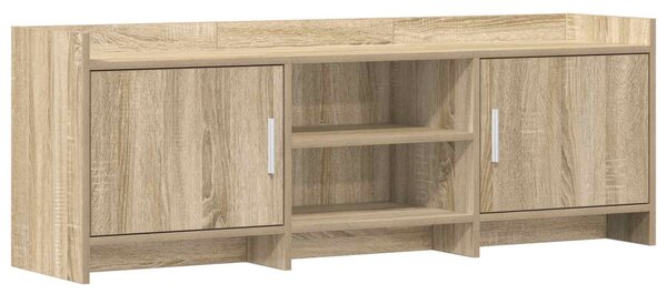TV szekrény 130 x 33 x 47 cm Sonoma Tölgy Szerelt Fa