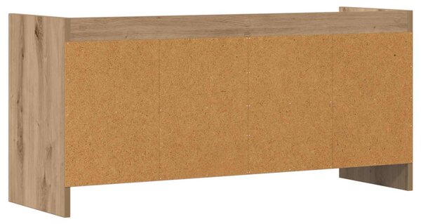 TV szekrény 100 x 33 x 47 cm Kézműves Tölgy Szerelt Fa