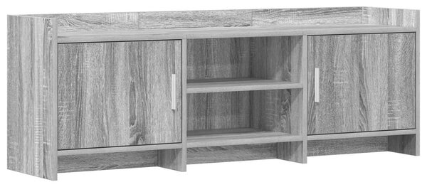 TV szekrény 130 x 33 x 47 cm Szürke Sonoma Szerelt Fa