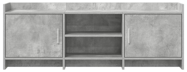 TV szekrény 130 x 33 x 47 cm Betonszürke Szerelt Fa