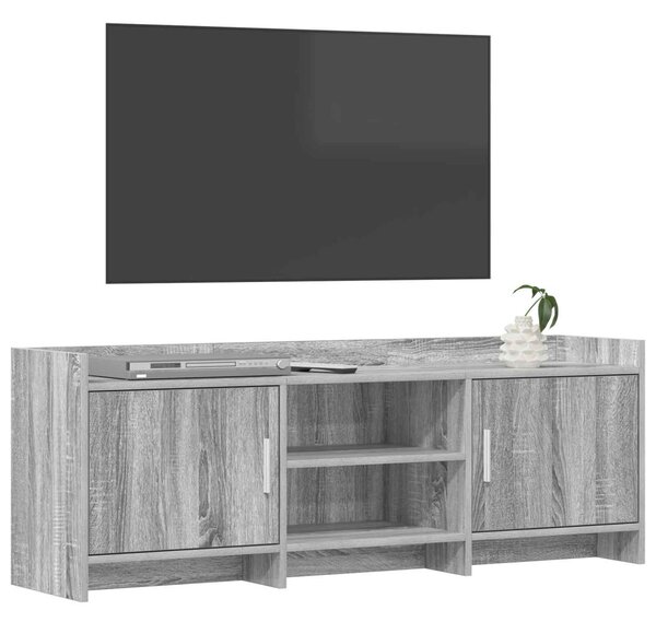TV szekrény 130 x 33 x 47 cm Szürke Sonoma Szerelt Fa