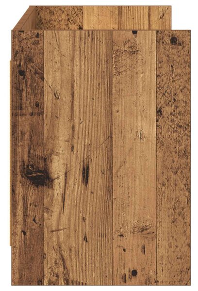 TV szekrény 130 x 33 x 47 cm Antik Fa Szerelt Fa