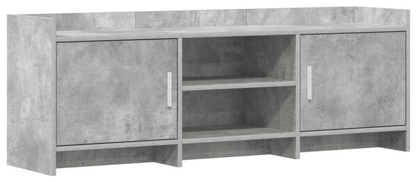 TV szekrény 130 x 33 x 47 cm Betonszürke Szerelt Fa