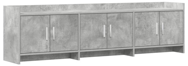 TV szekrény 168 x 33 x 47 cm Betonszürke Szerelt Fa
