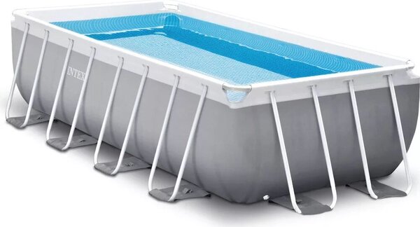 INTEX MetalPrism Set négyszögletű medence 400 x 200 x 100 cm (26788)