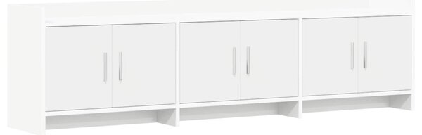 TV szekrény 168 x 33 x 47 cm Fehér Szerelt Fa