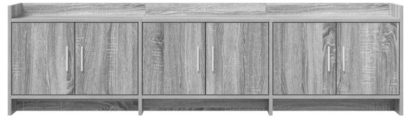 TV szekrény 168 x 33 x 47 cm Szürke Sonoma Szerelt Fa