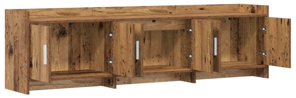 TV szekrény 168 x 33 x 47 cm Antik Fa Szerelt Fa