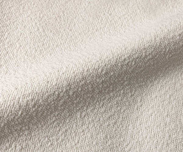 DELIFE Kárpitozott ágy Cusino 140x200 cm bouclé krémfehér