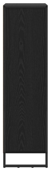 Könyvespolc Fekete tölgy 99.5 x 30 x 108.5 cm Faanyag