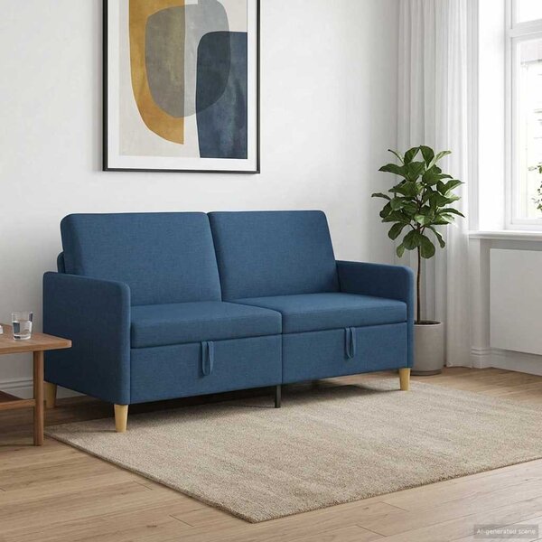 Tárolós Kanapé Kék 172 x 78 x 87 cm Poliészter