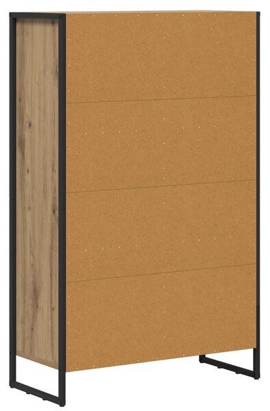 Könyvespolc Művészi tölgy 99.5 x 30 x 108.5 cm Faanyag