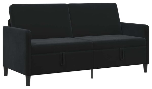 Tárolós Kanapé Fekete 172 x 78 x 87 cm Poliészter