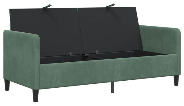 Tárolós Kanapé Tengeri Zöld 172 x 78 x 87 cm Poliészter