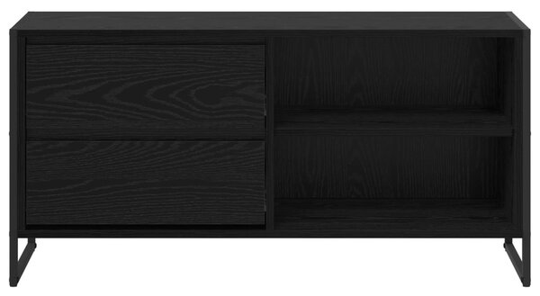 TV szekrény 100 x 36 x 49,5 cm Fekete tölgy Szerelt Fa