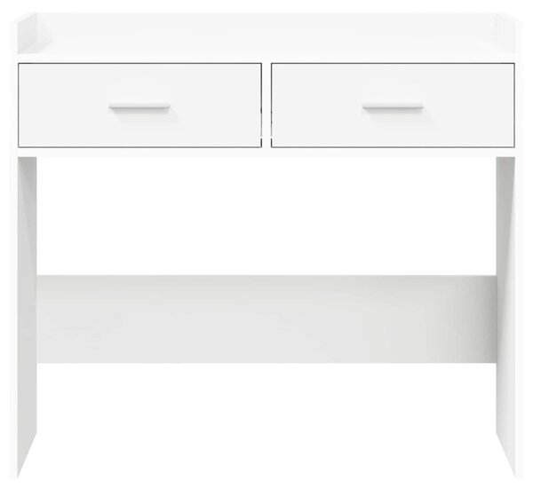 Konzolasztal Fehér 90 x 35 x 80 cm Szerelt Fa