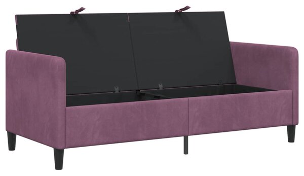 Tárolós Kanapé Lila 172 x 78 x 87 cm Poliészter