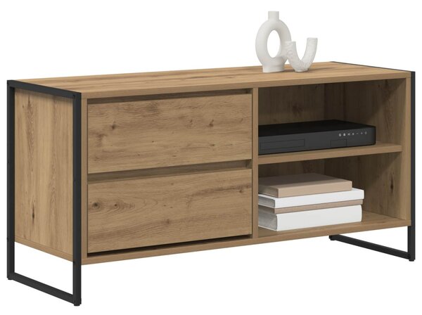 TV szekrény 100 x 36 x 49,5 cm Művészi tölgy Faanyag