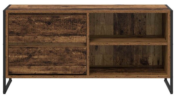 TV szekrény fiókkal Öreg fa 100 x 36 x 49,5 cm Faanyag