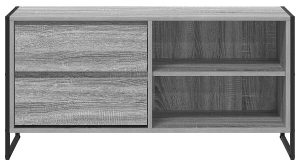 TV szekrény fiókkal Szürke Sonoma 100 x 36 x 49,5 cm Faanyag