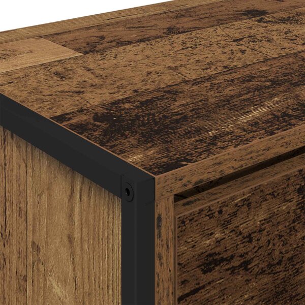 TV szekrény fiókkal Öreg fa 100 x 36 x 49,5 cm Faanyag