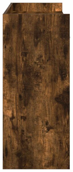 Konzolasztal Füstös Tölgy 90 x 35 x 80 cm Szerelt Fa