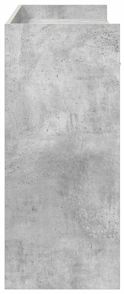 Konzolasztal Betonszürke 90 x 35 x 80 cm Szerelt Fa