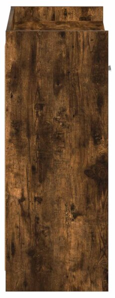 Cipőszekrény fiókkal Füstös Tölgy 73,5 x 36 x 92 cm Szerelt Fa