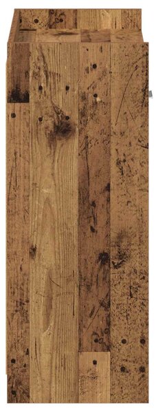 Cipőszekrény fiókkal Antik Fa 73,5 x 36 x 92 cm Szerelt Fa