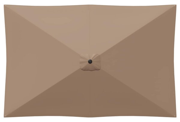Kerti napernyő 200 x 300 cm Poliészter Négyszögletes Tópszínű