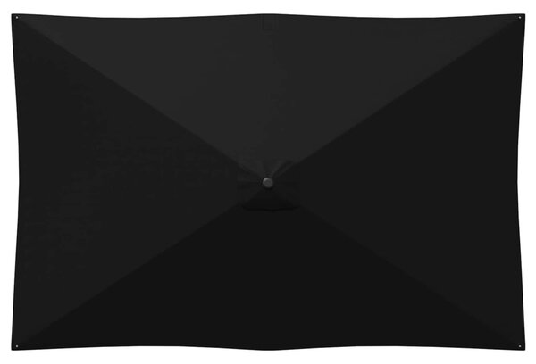 Kerti napernyő alappal 200 x 300 cm Poliészter Négyszögletes