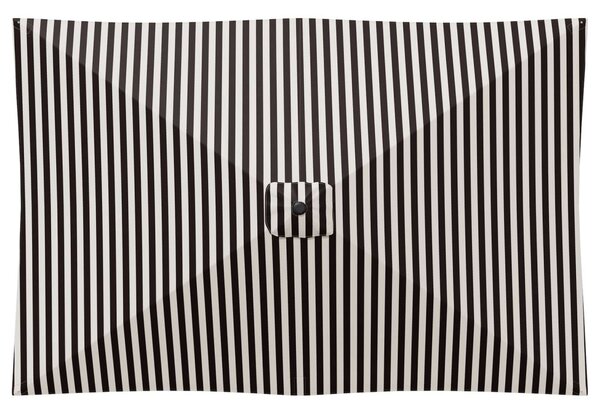 Kerti napernyő alappal 200 x 300 cm Poliészter Négyszögletes
