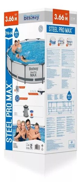 Bestway Steel Pro Bahama (2019) kör medence (366 x 76 cm)