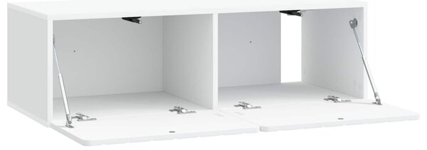 Fali TV szekrény 98 x 41 x 30 cm Fehér Szerelt Fa