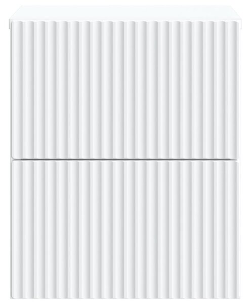 Fali éjjeli szekrény 2 pcs Fehér 33 x 34,5 x 40 cm Szerelt Fa
