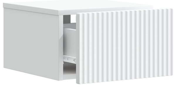 Fali éjjeli szekrény 2 pcs Fehér 33 x 34,5 x 20 cm Szerelt Fa