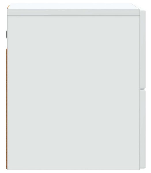 Fali éjjeli szekrény 2 pcs Fehér 33 x 34,5 x 40 cm Szerelt Fa
