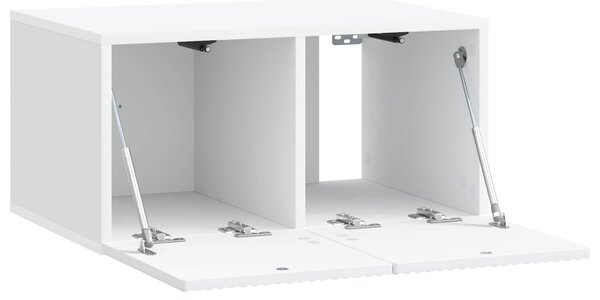 Fali TV szekrény Fehér 59,5 x 41 x 30 cm Szerelt Fa