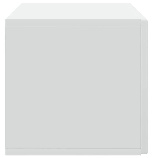Fali TV szekrény Fehér 78,5 x 31 x 30 cm Szerelt Fa