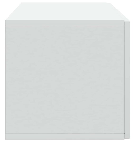 Fali TV szekrény Fehér 98 x 31 x 30 cm Szerelt Fa