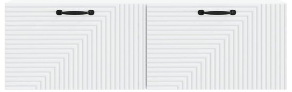 Fali TV szekrény Fehér 98 x 41 x 30 cm Szerelt Fa