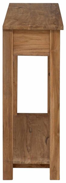Konzolasztal Természetes 90 x 30 x 80 cm Tömör Teakfa