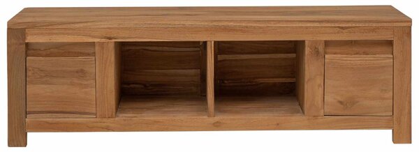 TV szekrény 110 x 30 x 35 cm Természetes Tömör Teakfa